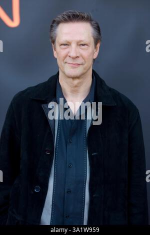 L'acteur américain Chris Cooper arrive au cinéma Cineworld pour la première britannique de son dernier film Breach dans le cadre du Festival international du film d'Édimbourg. Le Festival s'est déroulé du 15 au 26 août et a présenté des films du monde entier. Banque D'Images