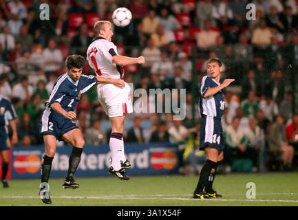 Coupe du monde de la FIFA 1998 : Argentine vs Angleterre Banque D'Images