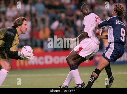 Coupe du monde de la FIFA 1998 : Argentine vs Angleterre Banque D'Images