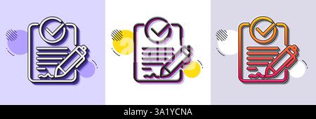 Icône de ligne RFP. Panneau de demande de proposition. Motif en pointillés demi-ton. Vecteur Illustration de Vecteur