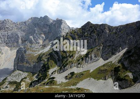 Paysage des montagnes Durmitor avec Bobotov Kuk - le point culminant du Monténégro Banque D'Images