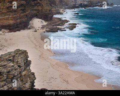 Cape point sur la péninsule du Cap pointe sud-ouest du continent africain en Afrique du Sud Banque D'Images