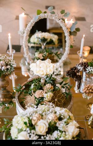 Décoration traditionnelle persane pour cérémonie de mariage Banque D'Images