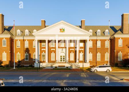 John G. Townsend Building au First State Heritage Park à Dover, comté de Kent, Delaware, États-Unis Banque D'Images