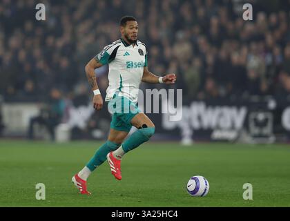 Londres, Royaume-Uni. 10 mars 2025. Joelinton de Newcastle United lors du premier League West Ham United contre Newcastle United match au London Stadium. Le crédit photo devrait se lire : Paul Terry/Sportimage crédit : Sportimage Ltd/Alamy Live News Banque D'Images