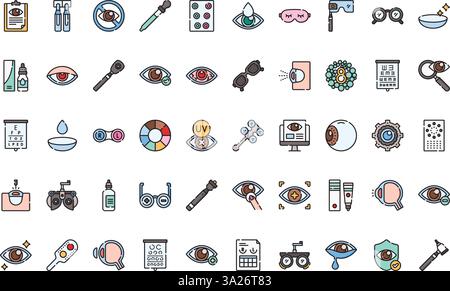 Collection d'icônes vectorielles de haute qualité avec contour modifiable. Idéal pour les projets professionnels et créatifs. Illustration de Vecteur