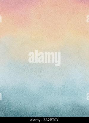 Aquarelle abstraite avec des couleurs pastel douces et une texture Illustration de Vecteur
