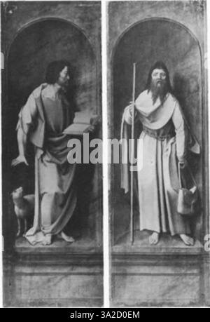 La pièce d’Adriaen Ysenbrant incarne les caractéristiques stylistiques du maniérisme anversois, y compris des proportions exagérées, un éclairage dramatique et des détails complexes. Les thèmes religieux sont au cœur de l'œuvre, reflétant les idéaux de la Renaissance du Nord. Banque D'Images