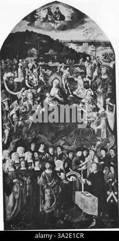 Le travail d’Ysenbrant présente des formes allongées et des détails méticuleux qui sont emblématiques du style maniériste anversois, avec un accent sur les thèmes religieux et l’imagerie de dévotion. Banque D'Images