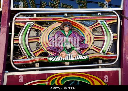 Détail de fairground ride Banque D'Images
