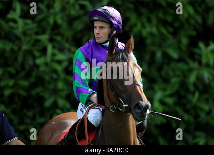 Photo du dossier datée du 08-07-2023 de Novus, qui est prise pour améliorer un record de piste solide comme un roc dans le 4,05 à Goodwood. Date d'émission : mercredi 25 septembre 2024. Banque D'Images