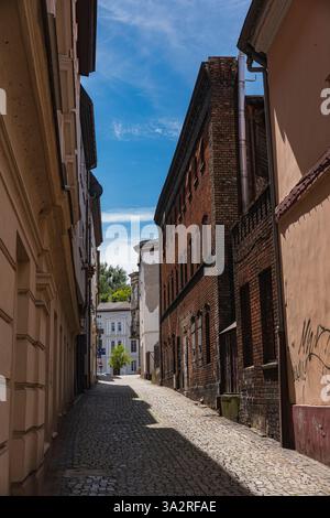 Vieux bâtiments situés dans la vieille ville de Bydgoszcz en Pologne Banque D'Images