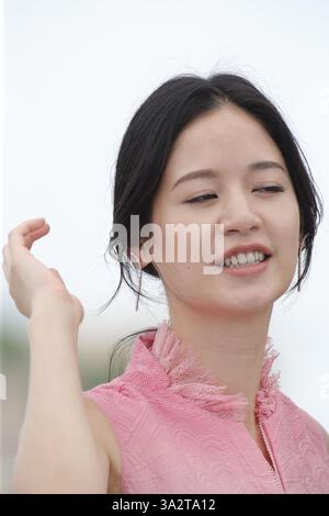 CANNES, FRANCE - 12 JUILLET : Sonia Yuan à la photocall 'Drive My car' lors de la 74e édition du Festival de Cannes le 12 juillet 2021 à Cannes, France. CAP/GOL ©GOL/Capital Pictures Banque D'Images