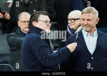 Londres, Royaume-Uni. 13 mars 2025. Acteur Jamie Foreman avant le Tottenham Hotspur FC contre AZ Alkmaar UEFA Europa League Round of 16, 2nd Leg match au Tottenham Hotspur Stadium, Londres, Royaume-Uni le 13 mars 2025 crédit : Dylan Hepworth/Every second Media crédit : Every second Media/Alamy Live News Banque D'Images