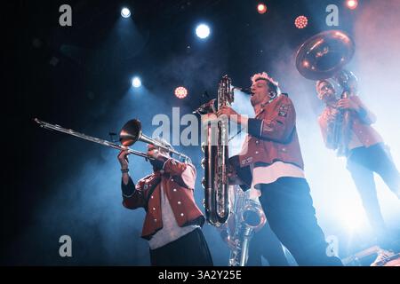 Danemark, Copenhague. 13 mars 2025. Danemark, Copenhague. 13 mars 2025. Le groupe allemand meute fait un concert live à Poolen à Copenhague. Crédit : Gonzales photo/Alamy Live News Banque D'Images