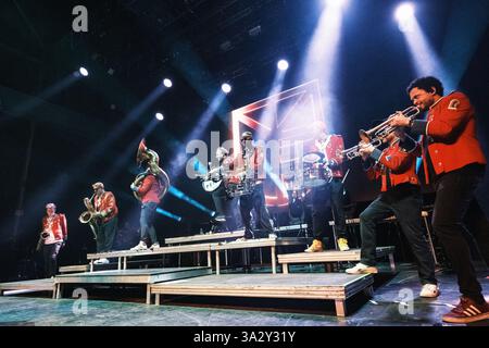Danemark, Copenhague. 13 mars 2025. Danemark, Copenhague. 13 mars 2025. Le groupe allemand meute fait un concert live à Poolen à Copenhague. Crédit : Gonzales photo/Alamy Live News Banque D'Images