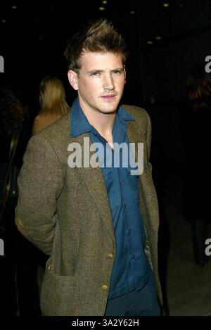 JAN. 30, 2003 - HOLLYWOOD, CALIFORNIA, ÉTATS-UNIS - K28649FB ..FINAL DESTINATION 2 PREMIERE. AU DÔME CINERAMA. À HOLLYWOOD, CA. .1/30/2003 .. FITZROY BARRETT / 2003 . WILLIAM LEE SCOTT(crédit image : © Globe photos/ZUMAPRESS.com) Banque D'Images