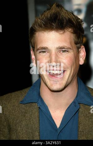 JAN. 30, 2003 - HOLLYWOOD, CALIFORNIA, ÉTATS-UNIS - K28649FB ..FINAL DESTINATION 2 PREMIERE. AU DÔME CINERAMA. À HOLLYWOOD, CA. .1/30/2003 .. FITZROY BARRETT / 2003 . WILLIAM LEE SCOTT(crédit image : © Globe photos/ZUMAPRESS.com) Banque D'Images