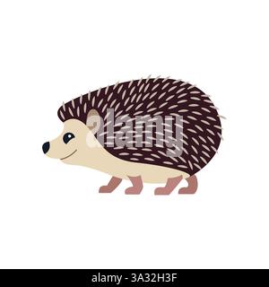 mignon hérisson animal hérisson emoji symbole signe icône illustration vectorielle Illustration de Vecteur