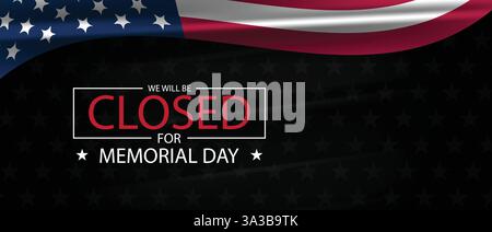 Se souvenir des informations de fermeture du jour commémoratif de nos héros Illustration de Vecteur