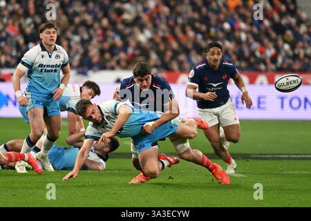 Saint Denis, France. 15 mars 2025. Rugby lors du tournoi des 6 Nations 2023 entre la France et l'Ecosse au stade de France, le 15 mars 2025. - 15/03/2025 - France/Seine-Saint-Denis/Saint-Denis - Julien Mattia/le Pictorium crédit : LE PICTORIUM/Alamy Live News Banque D'Images