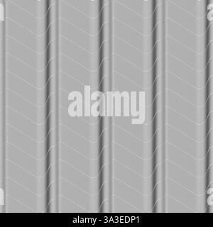 Motif sans couture de lignes noires de vagues géométriques Illustration de Vecteur