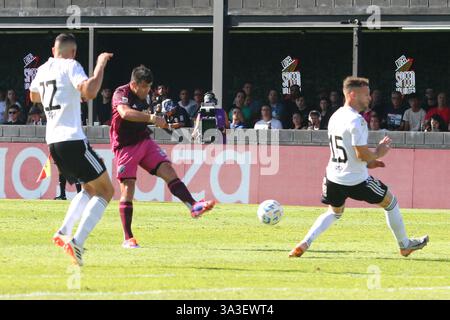 Buenos Aires, Argentine. 15 mars 2025. Buenos Aires, 15.03 2025 : de River plate lors du match pour la 10e manche de la Ligue Argentine au Guillermo Laza Stadium ( Credit : Néstor J. Beremblum/Alamy Live News Banque D'Images