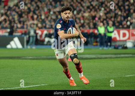 Saint Denis, France. 15 mars 2025. Romain Ntamack de France lors du Championnat des six Nations 2025, match de rugby à xv entre la France et l'Écosse le 15 mars 2025 au stade de France à Saint-Denis près de Paris, France - photo Jean Catuffe/DPPI crédit : DPPI Media/Alamy Live News Banque D'Images