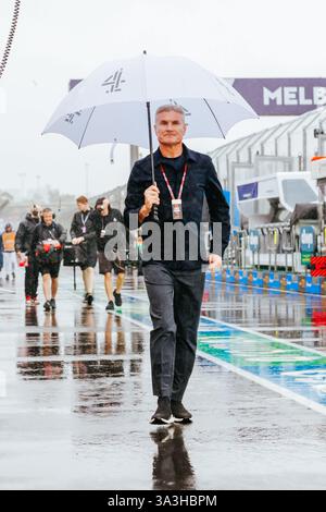 Melbourne, Victoria, Australie. 16 mars 2025. MELBOURNE, AUSTRALIE - 16 MARS : David Coulthard au Grand Prix d'Australie 2025 à Albert Park à Melbourne, Australie (crédit image : © Chris Putnam/ZUMA Press Wire) USAGE ÉDITORIAL SEULEMENT! Non destiné à UN USAGE commercial ! Banque D'Images