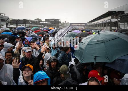 Melbourne, Victoria, Australie. 16 mars 2025. MELBOURNE, AUSTRALIE - 16 MARS : ambiance de foule au Grand Prix d'Australie 2025 à Albert Park à Melbourne, Australie (crédit image : © Chris Putnam/ZUMA Press Wire) USAGE ÉDITORIAL SEULEMENT! Non destiné à UN USAGE commercial ! Banque D'Images