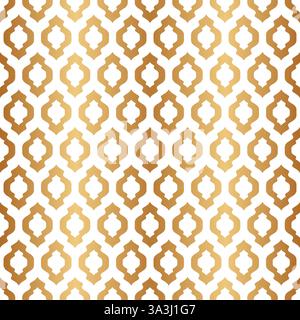 modèle, marocain, sans couture, patern, indien, islam, or, or, fond, bg, tuile, damassé, mashrabiya, turc, vector, maroc, islamique, élégant Illustration de Vecteur