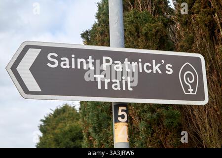 saint patricks trail walking route county down, irlande du nord, royaume-uni Banque D'Images