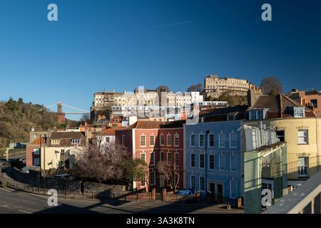 Vue de Clifton à Bristol Royaume-Uni Banque D'Images