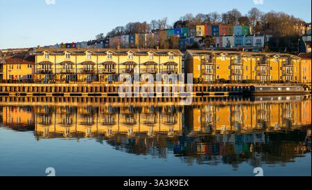 Vue de Clifton à Bristol Royaume-Uni Banque D'Images