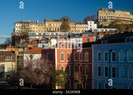 Vue de Clifton à Bristol Royaume-Uni Banque D'Images