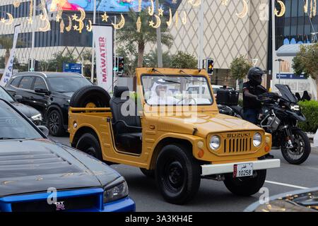 Célébrations du Ramadan à Lusail Boulevard Doha Qatar 18-03-2025 Banque D'Images