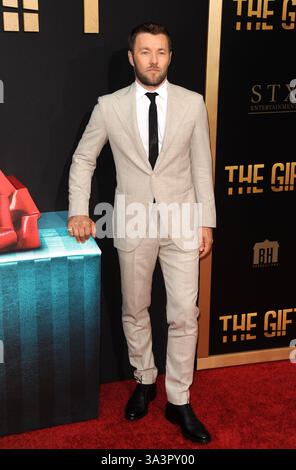 Jason Bateman à la première de 'The Gift' au Regal Cinemas L.A. Live à Los Angeles, Californie - 30 juillet 2015 Banque D'Images