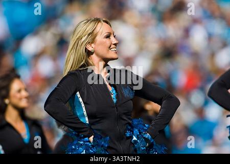 Chrarlotte, Caroline du Nord, États-Unis. 19 octobre 2008. 19 oct. 2008 NFL New Orleans Saints vs Carolina Panthers Charlotte, NC - les meilleurs Cats jouent pour les fans lors du match NFL New Orleans Saints vs Carolina Panthers au Bank of America Stadium de Charlotte, NC. (Photo de Walter G. Arce/CalSport) (crédit image : © Walter G. Arce Sr./ASP via ZUMA Press Wire) USAGE ÉDITORIAL SEULEMENT! Non destiné à UN USAGE commercial ! Banque D'Images