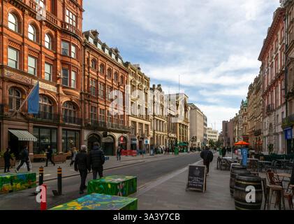 Bâtiments historiques du centre-ville, Castle Street, Liverpool, Angleterre, Royaume-Uni Banque D'Images
