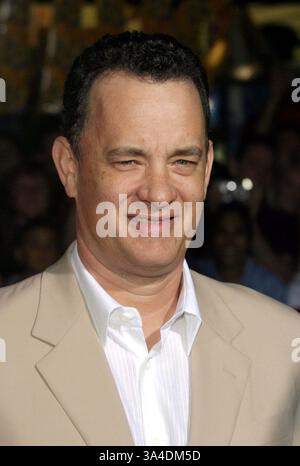 12 MARS 2004 - HOLLYWOOD, CALIFORNIE, ÉTATS-UNIS - K35466TR.THE LADYKILLERS PREMIÈRE MONDIALE AU EL CAPITAN THEATRE, HOLLYWOOD, CALIFORNIE.03/12/04. TOM RODRIGUEZ/ 2004.TOM HANKS. (Crédit image : © Globe photos/ZUMAPRESS.com) Banque D'Images