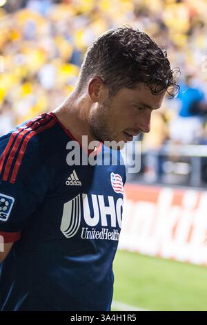 20 septembre 2014 - Columbus, OH, États-Unis d'Amérique - le match de football de la MLS entre New England Revolution et Columbus Crew au Columbus Crew Stadium, à Columbus OH. 20 septembre 2014 - Dorn BYG/CSM(crédit image : © Dorn BYG/Cal Sport Media/ZUMAPRESS.com) Banque D'Images