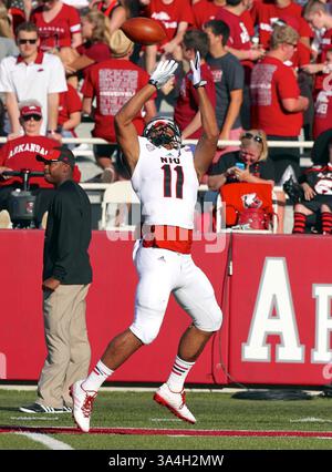 Hollister Razorbacks 20 septembre 2013 : le receveur de l'Arkansas Cody Hollister #81 ...