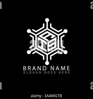 ATS unique moderne plat abstrait géométrique initiales géométriques vectorielles design de logo de lettre. Logo monogramme ATS. Illustration de Vecteur