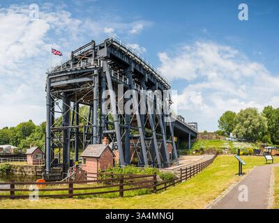Ascenseur de bateau Anderton. Banque D'Images