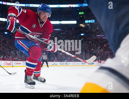 3 FÉVRIER 2015 : le centre des Canadiens de Montréal Alex Galchenyuk #27 patine pendant un match de la LNH entre les Sabres de Buffalo et les Canadiens de Montréal au Centre Bell de Montréal, Québec, Canada. Les Sabres de Buffalo ont battu les Canadiens de Montréal 3-2. Philippe Bouchard/CSM(crédit image : © Philippe Bouchard/Cal Sports Med/Cal Sport Media/ZUMAPRESS.com) Banque D'Images