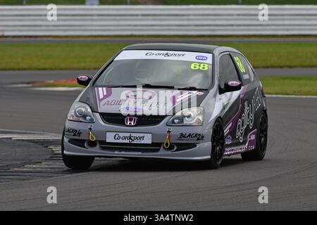 Keith Townsend, Honda Civic type R EP3, Turbo Tin Tops/Co-ordSport Tin Tops & Puma Cup, une course de quarante minutes avec l'option d'un deuxième pilote, split Banque D'Images