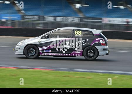 Keith Townsend, Honda Civic type R EP3, Turbo Tin Tops/Co-ordSport Tin Tops & Puma Cup, une course de quarante minutes avec l'option d'un deuxième pilote, split Banque D'Images