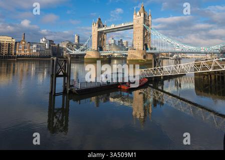 Icône de Londres, Tower Bridge, Londres, Angleterre, Royaume-Uni Banque D'Images
