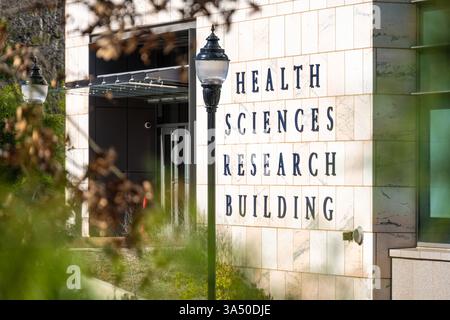 Bâtiment de recherche en sciences de la santé à l'Université Emory à Atlanta, Géorgie. (ÉTATS-UNIS) Banque D'Images