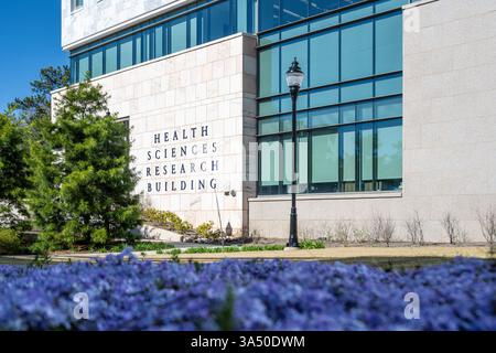 Bâtiment de recherche en sciences de la santé à l'Université Emory à Atlanta, Géorgie. (ÉTATS-UNIS) Banque D'Images